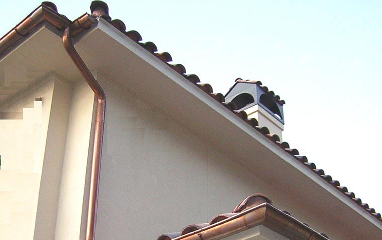 thompson metal in dallas can fabricate and has complete gutter systems available