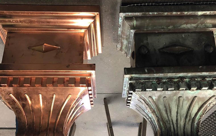 custom fabrication before and afters done by thompson metal in dallas