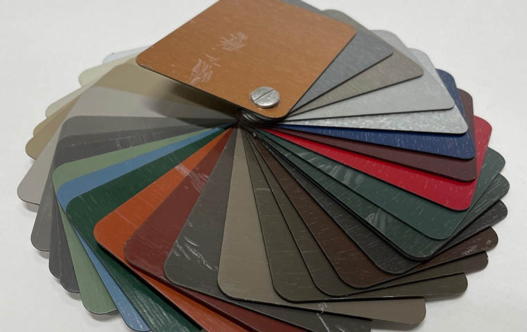 Our steel can be painted in a variety of colors